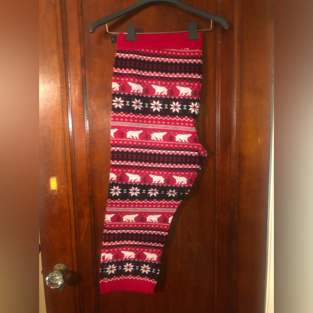 Torrid Winter sweater leggings (Size 6)